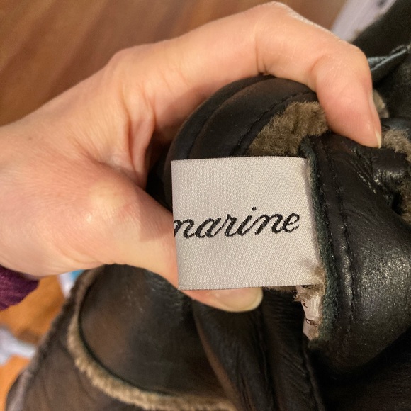 Shearling coat.  Blumarime.  Never worn.  Reversible. - Picture 11 of 14